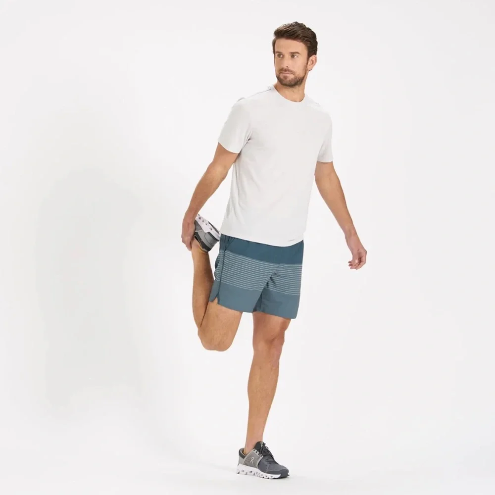 NWT 💥 LAST ONE - S | Vuori / Trail Short - Beryl Stripe - Picture 6 of 14